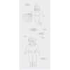 Single Glass Sliding Door - Solaris Tubular Stainless Steel Sliding Track & Pacific 8mm Obscure Glass - Obscure Printed Design