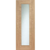 Bespoke Palermo Oak 1L Glazed Internal Door Pair