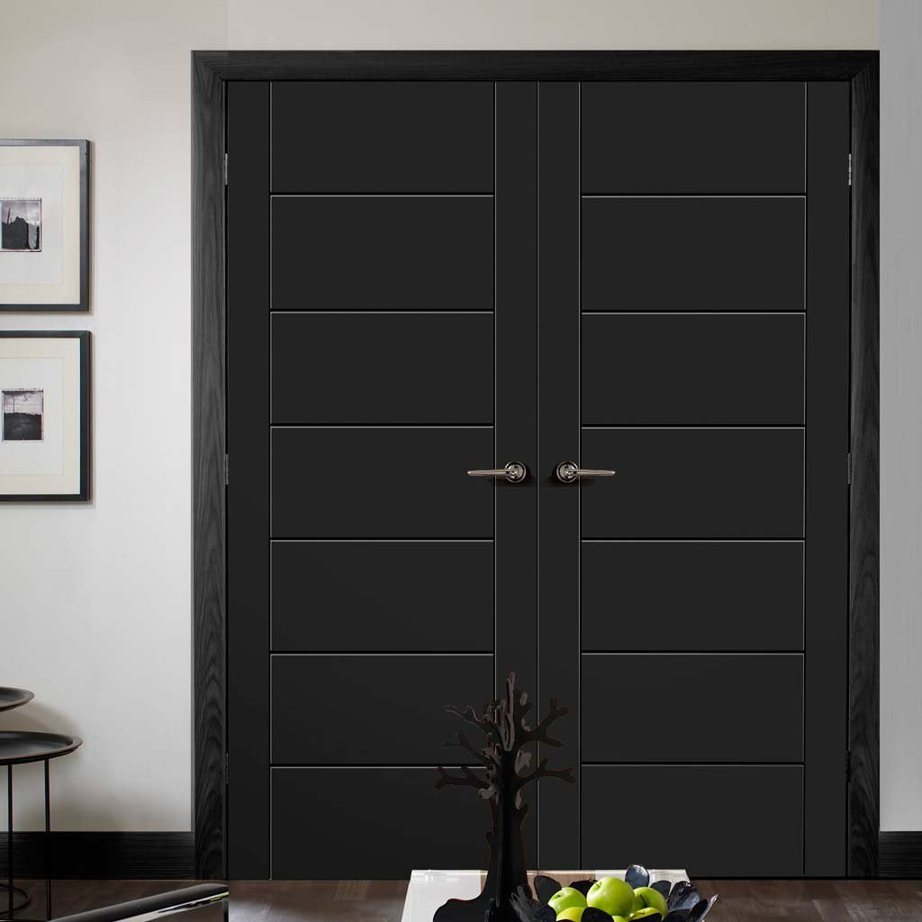 Prefinished Bespoke Palermo Flush Door Pair - Choose Your Colour