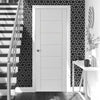 Door and Frame Kit - Palermo Flush Door - White Primed
