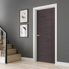 Mode Palermo Internal Door - Umber Grey Laminate - 1/2 Hour Fire Rated - Prefinished