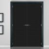 Prefinished Palermo Flush Door Pair - Choose Your Colour