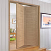 Two Folding Doors & Frame Kit - Palermo Oak 2+0 - Prefinished
