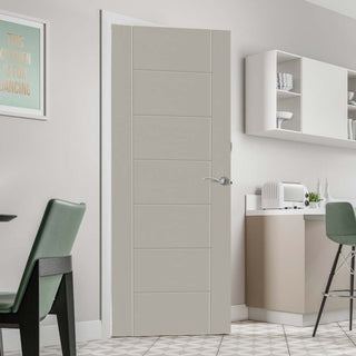 Image: Designer painted interior door available in five colour options