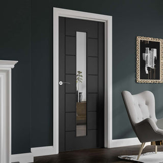 Image: Designer painted interior door available in five colour options