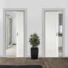 Palermo Unico Evo Pocket Doors - Primed
