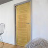 Pamplona Oak Flush Fire Door - 1/2 Hour Fire Rated - Prefinished