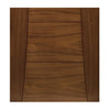 Pamplona Walnut Prefinished Fire Door Pair - 1/2 Hour Fire Rated