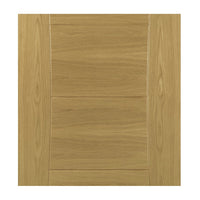 Pamplona Oak Flush Door Pair - Prefinished