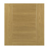 Pamplona Oak Veneer Flush Staffetta Twin Telescopic Pocket Doors - Prefinished