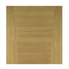 Pamplona Oak Veneer Flush Staffetta Twin Telescopic Pocket Doors - Prefinished