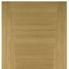 Three Folding Doors & Frame Kit - Pamplona Oak Flush 2+1 - Prefinished
