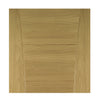 Pamplona Oak Flush Fire Door Pair - 1/2 Hour Fire Rated - Prefinished