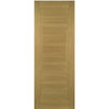 Pamplona Oak Veneer Flush Staffetta Twin Telescopic Pocket Doors - Prefinished