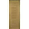 Pamplona Oak Veneer Flush Staffetta Twin Telescopic Pocket Doors - Prefinished