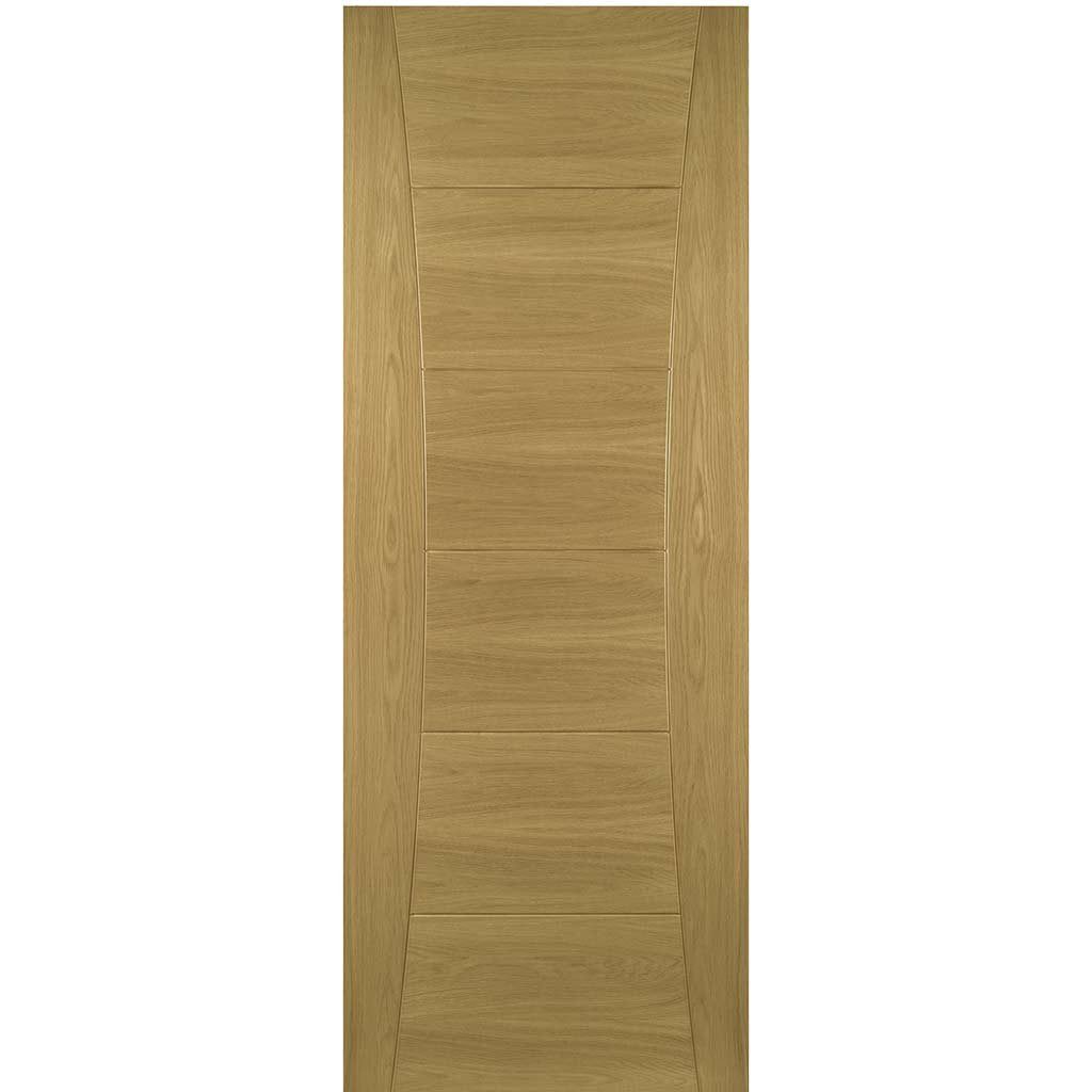 Four Folding Doors & Frame Kit - Pamplona Oak Flush 3+1 - Prefinished