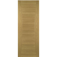 Five Folding Doors & Frame Kit - Pamplona Oak Flush 3+2 - Prefinished