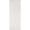 Single Sliding Door & Wall Track - Pamplona White Primed Flush Door