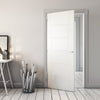 Bespoke Pamplona White Primed Flush Internal Door