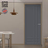 Irvine 9 Panel Solid Wood Internal Door UK Made DD6434 - Eco-Urban® Stormy Grey Premium Primed