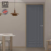 Irvine 9 Panel Solid Wood Internal Door UK Made DD6434 - Eco-Urban® Stormy Grey Premium Primed