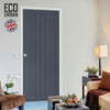 Skye 4 Panel Solid Wood Internal Door UK Made DD6435 - Eco-Urban® Stormy Grey Premium Primed