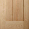 Bespoke Thruslide Novara Oak 2 Panel - 2 Sliding Doors and Frame Kit