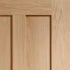 Novara Oak 2 Panel Evokit Pocket Fire Door Detail - 1/2 Hour Fire Rated