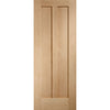 Bespoke oak veneer interior door