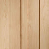 Bespoke Thruslide Novara Oak 2 Panel 3 Door Wardrobe and Frame Kit