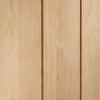 Bespoke Thruslide Novara Oak 2 Panel 2 Door Wardrobe and Frame Kit