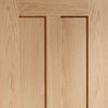 Bespoke Thruslide Novara Oak 2 Panel 2 Door Wardrobe and Frame Kit