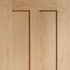 Bespoke Thruslide Novara Oak 2 Panel - 3 Sliding Doors and Frame Kit