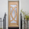 Majestic External Oak Door and Frame Set - Zinc Double Glazing, From LPD Joinery