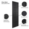 JB Kind Industrial Plaza Black Internal Door Pair - Prefinished