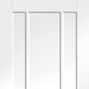Five Folding Doors & Frame Kit - Worcester 3 Panel 3+2 - White Primed