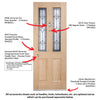 Exterior Salisbury Oak Front Door - Warmerdoor Style