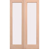 EXTERIOR Hemlock Full Pane Door Pair - Fit Your Own Glass