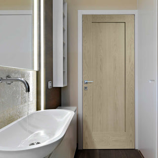 Image: Designer varnished interior door in five colour options