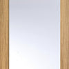 Bespoke Full Pane Oak Door Pair - Clear Glass