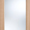 Shaker 1L Oak External Door and Frame Set with Fittings - Clear Double Glazing