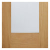 Pattern 20 Oak Door Pair - Clear Glass