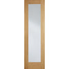 Pattern 20 Oak Door Pair - Clear Glass