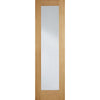 Pattern 20 Oak Door Pair - Clear Glass