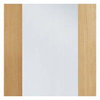 Pattern 20 Oak Door Pair - Clear Glass