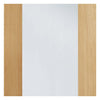 Pattern 20 Oak Door Pair - Clear Glass