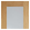 Pattern 20 Oak Door Pair - Clear Glass