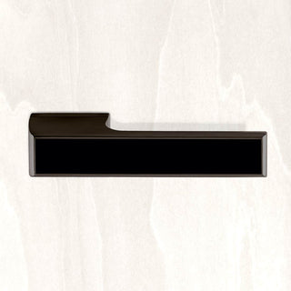 Image: Tupai Rapido VersaLine Tobar Lever on Long Rose - Pearl Black Decorative Plate - Pearl Black
