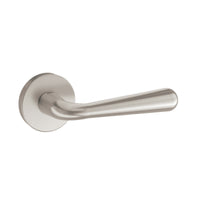 Tupai Rapido CurvaLine Adra Lever on Round Rose - Pearl Nickel