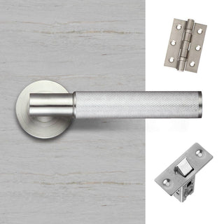 Image: Pegasus Door Handle Pack - Satin Chrome